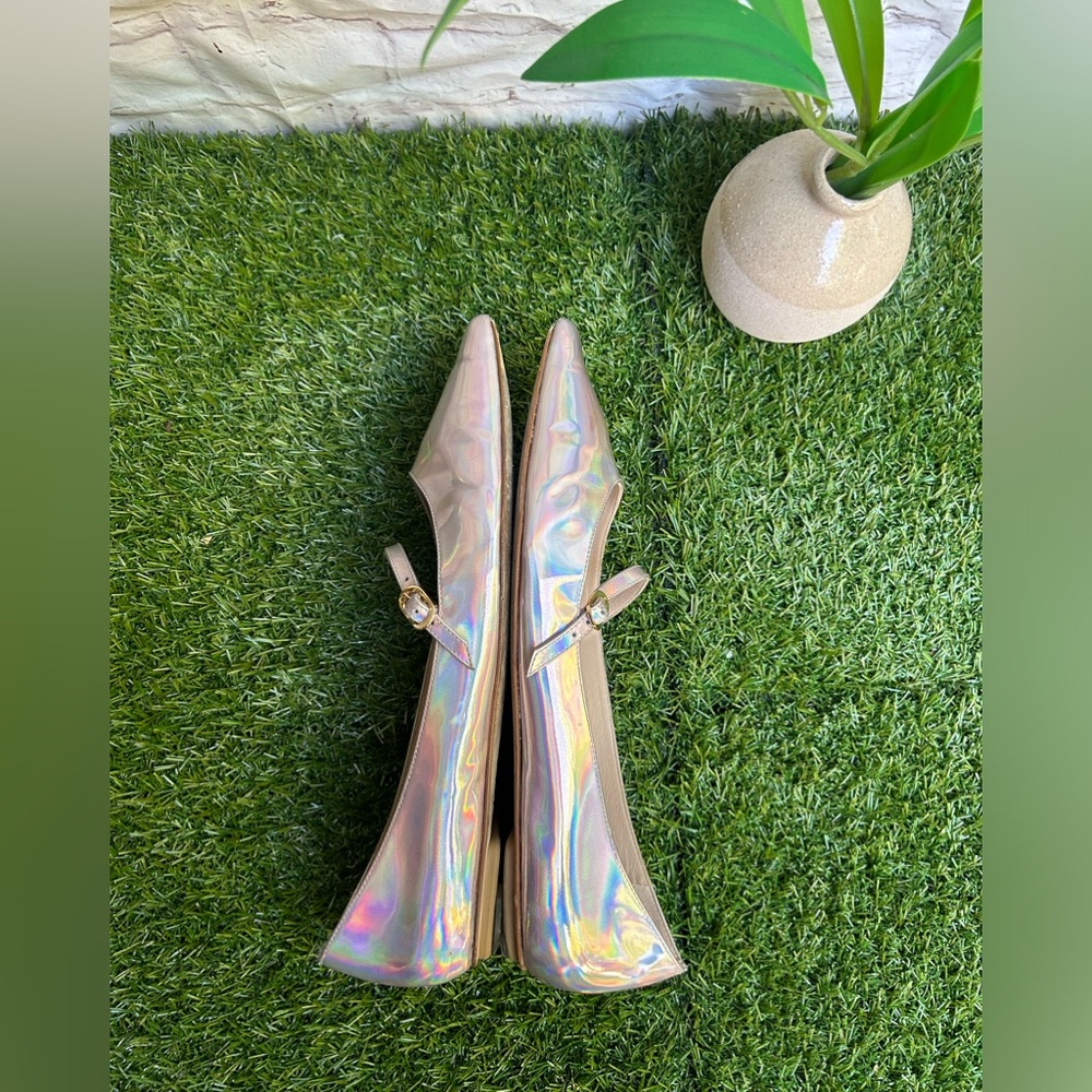 Stuart Weitzman Iridescent Flats - Picture 9 of 16